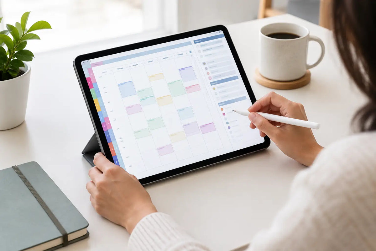 How a Hyperlinked Planner for iPad Saves Time