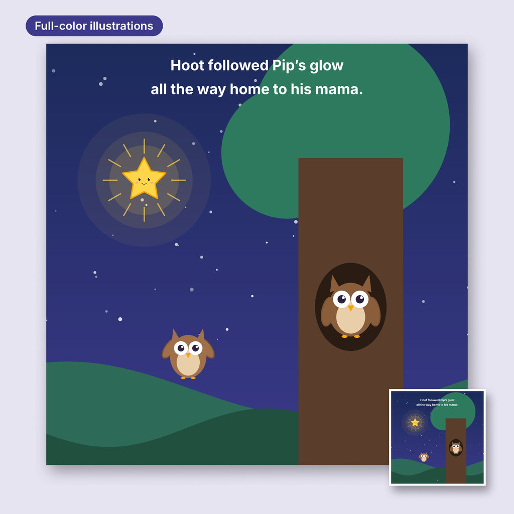 Printable Bedtime Story for Kids | Pip the Little Star Illustrated Picture Book (PDF)