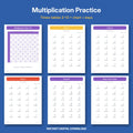 Multiplication Practice Worksheets | Times Tables 2–12, Chart & Answer Keys