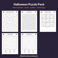Halloween Puzzle Pack | Word Search, Mazes & Sudoku with Answer Keys