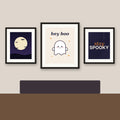 Halloween Wall Art Set of 5 | Printable Prints in Every Frame Size