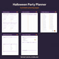 Halloween Party Planner Printable | Guest List, Costume Planner & October Bucket List