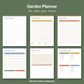 Garden Planner Printable | Garden Layout, Planting Calendar, Seed & Harvest Logs