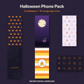 Halloween Phone Wallpapers + Orange App Icons | Spooky iPhone Home Screen Pack
