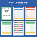 Chore Charts for Kids | Printable Chore Chart by Age + Chore Cards & Pay Chart