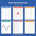 Road Trip Activity Pack for Kids | Car Bingo, License Plate Game & Travel Games