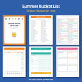 Summer Bucket List for Kids | 50 Ideas, Boredom Jar, Reading Log & Schedule