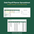 Debt Snowball & Avalanche Calculator | Debt Payoff Planner (Excel & Google Sheets)