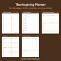 Thanksgiving Planner Printable | Dinner Planner, Cooking Countdown & 30 Days of Gratitude