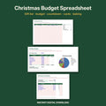 Christmas Budget & Gift Planner Spreadsheet | Gift List, Countdown & Card List (Excel & Google Sheets)