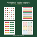 Christmas Digital Stickers for GoodNotes | 70+ Holiday Planner Stickers (PNG)